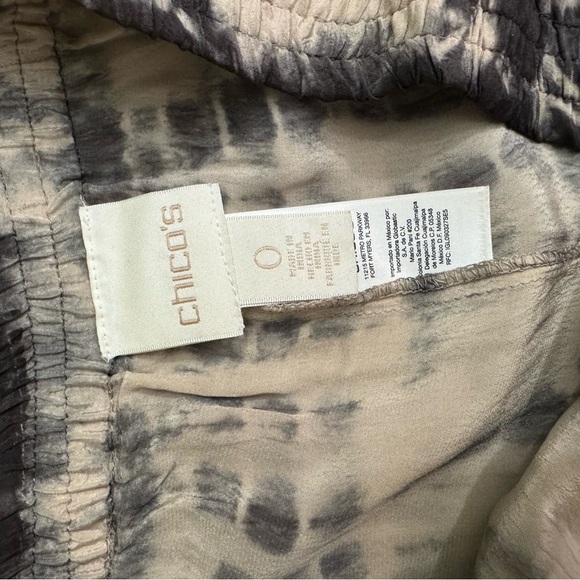 Chico's Black and Cream Fringe Midi Skirt - Picture 5 of 6